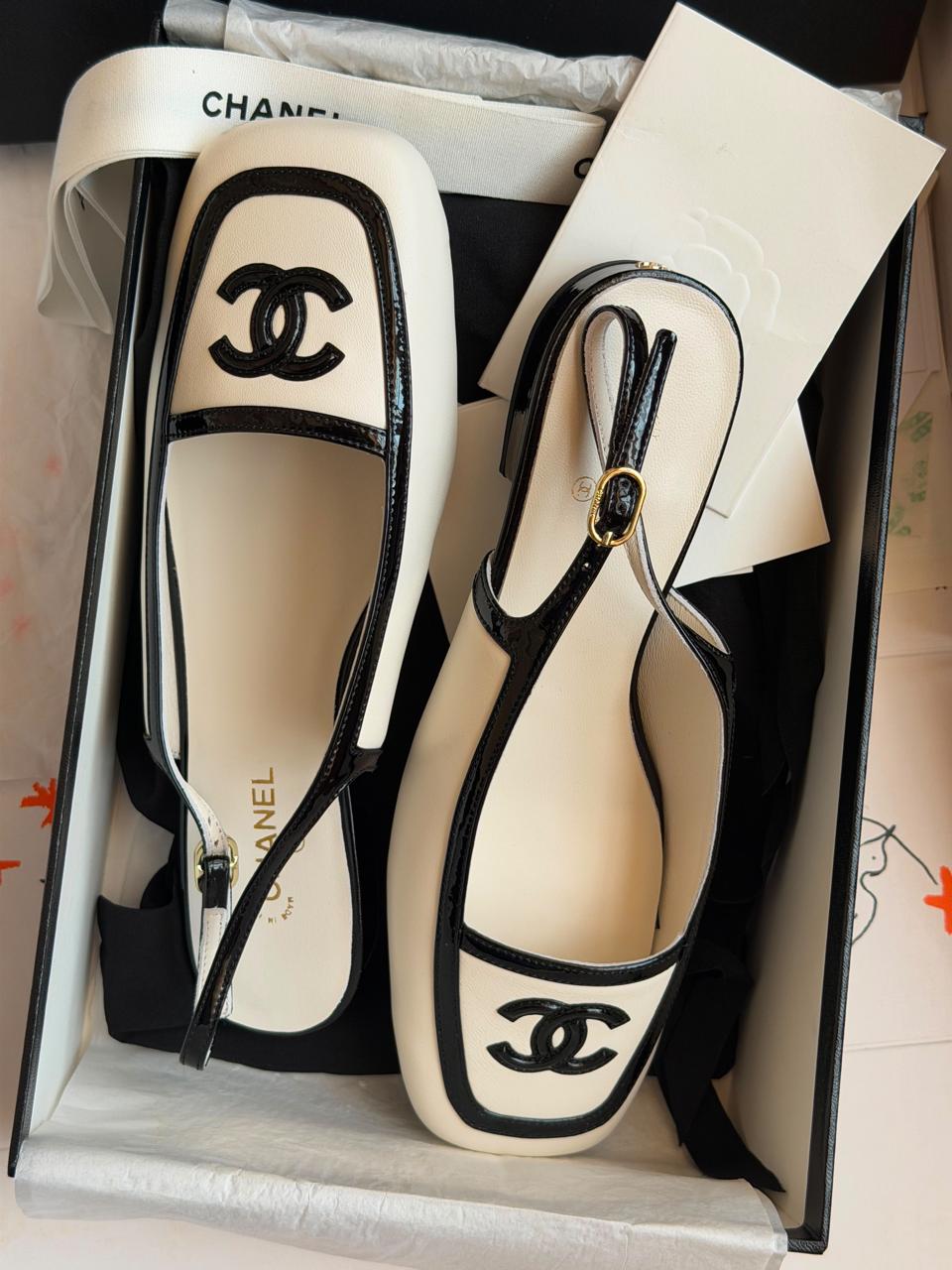 Chanel heels - low heels