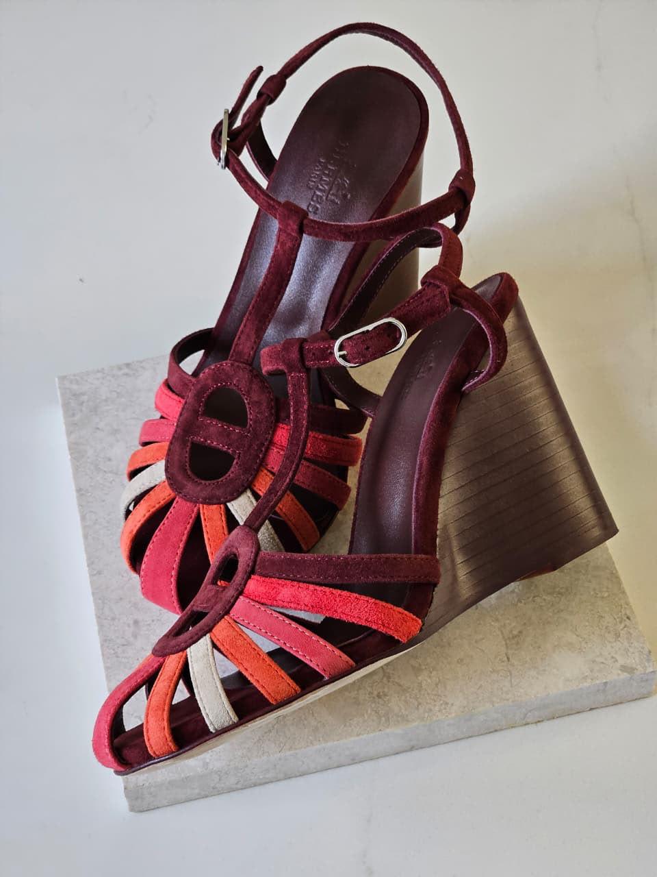 Hermes sandals heels - wedges