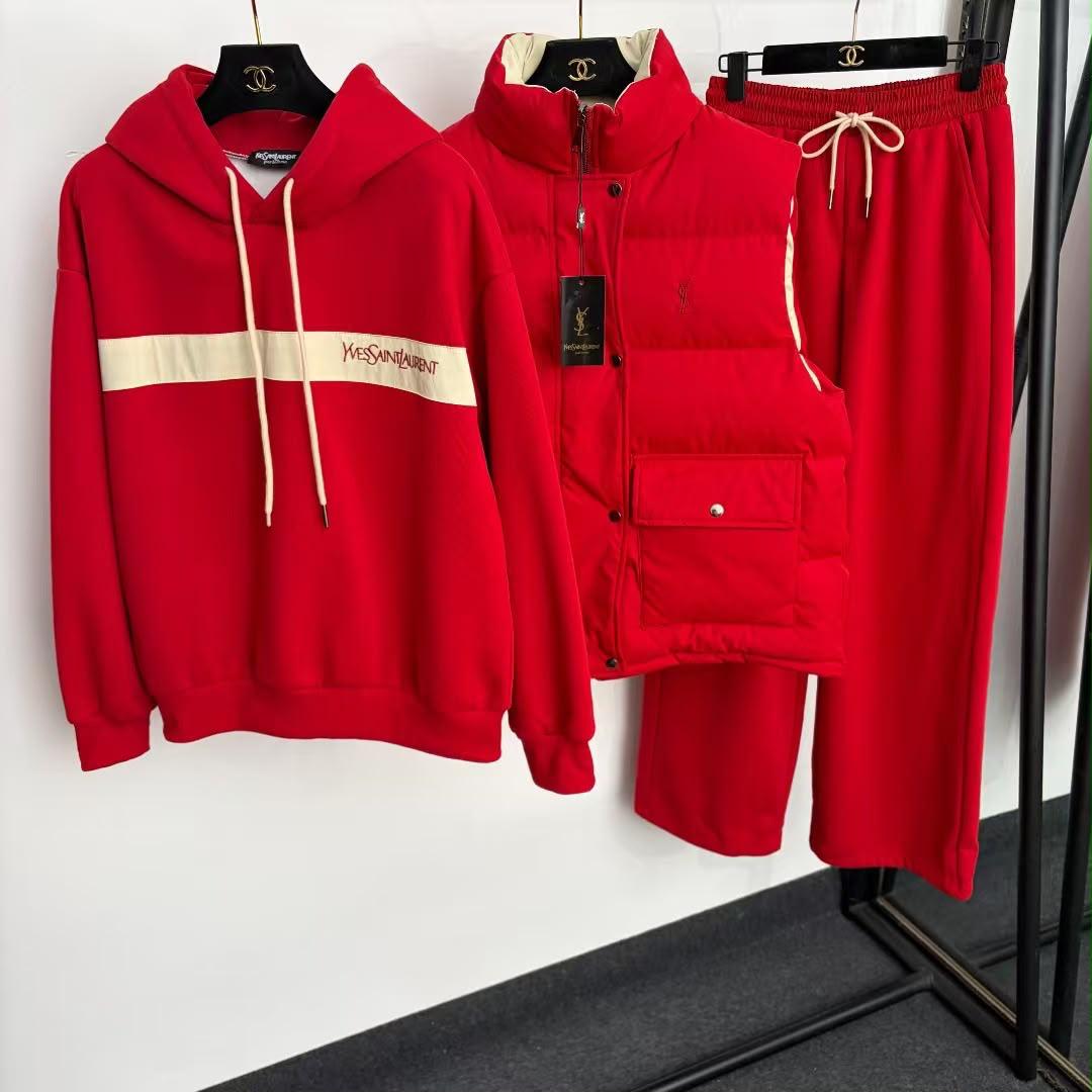 Ysl tracksuit & jacket “vest”