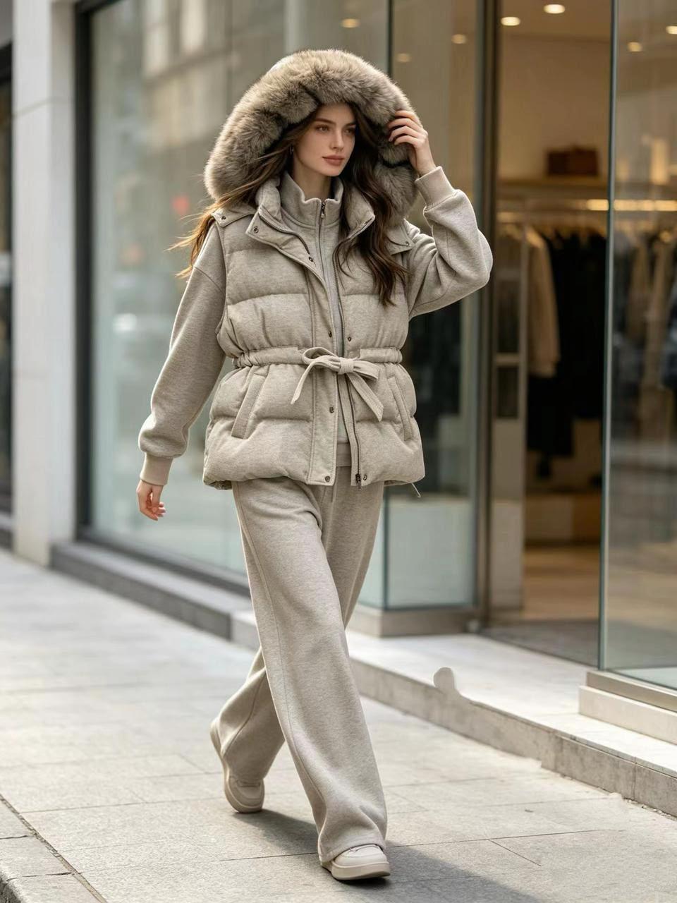 Loro piana tracksuit with vest