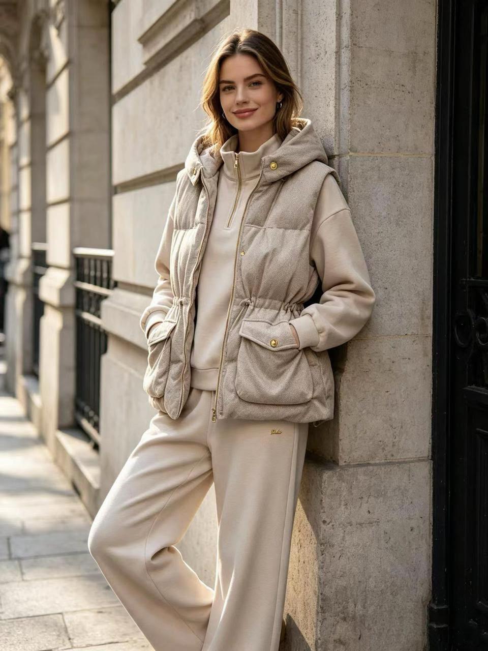 Loro piana tracksuit with vest