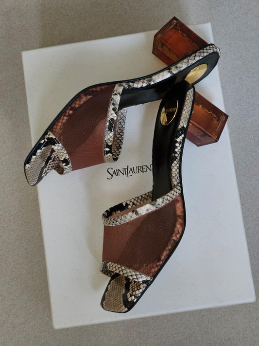 Ysl sandals heels