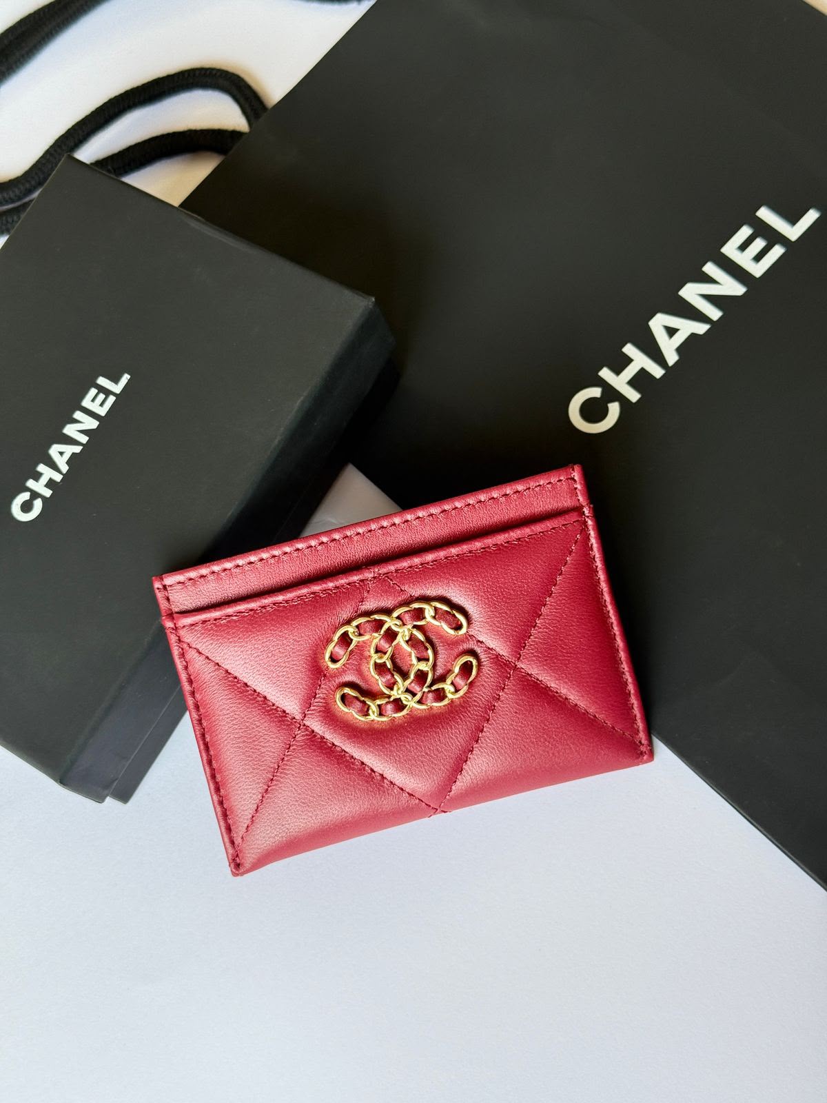 Chanel card holder