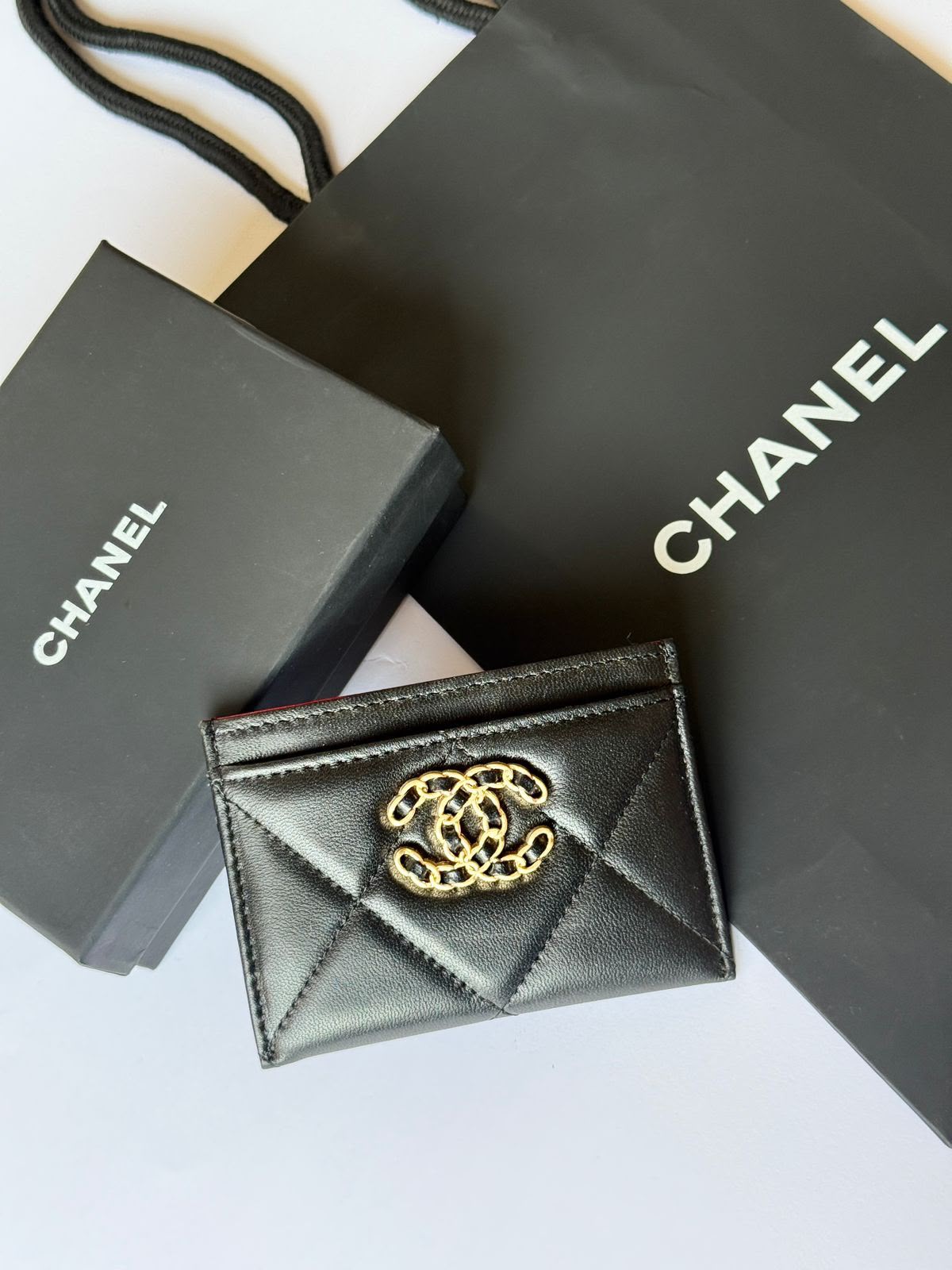 Chanel card holder