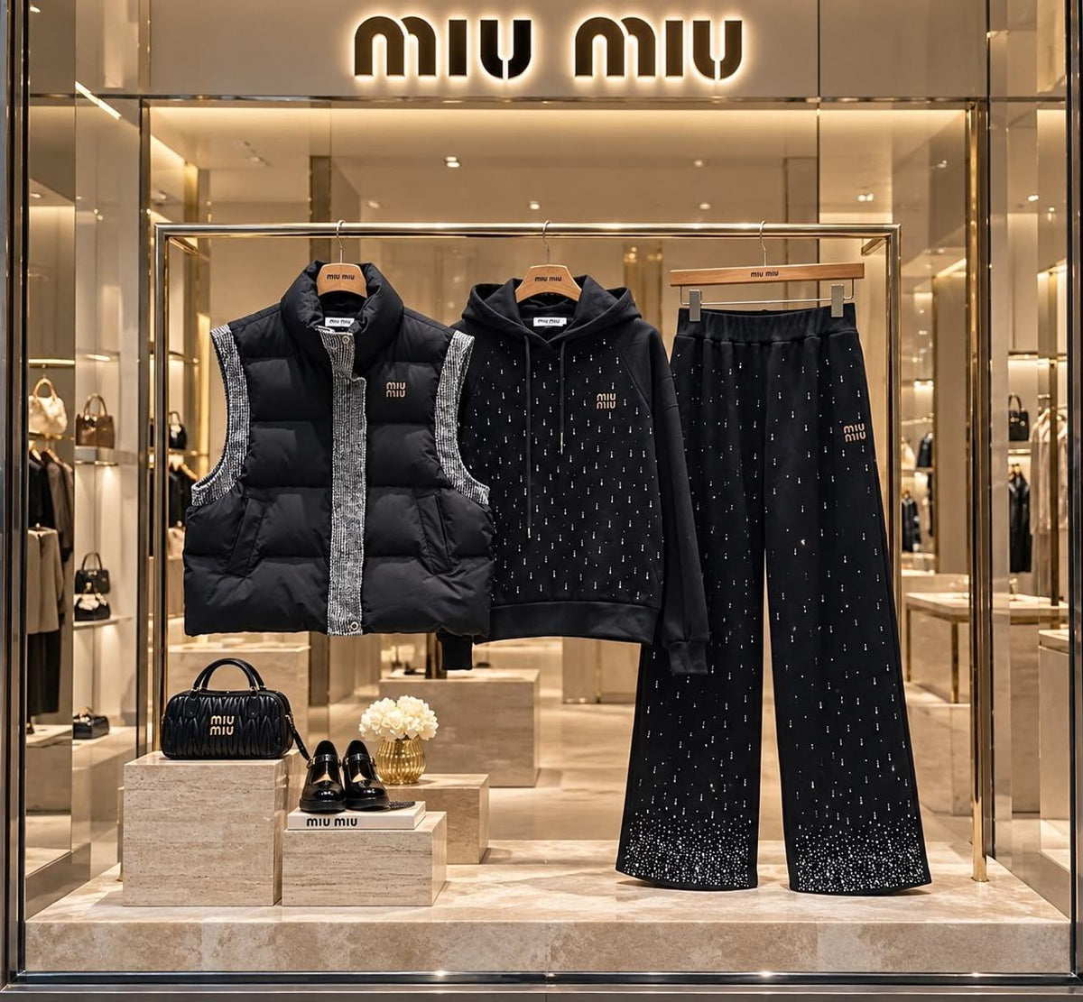 Miu Miu tracksuit with vest