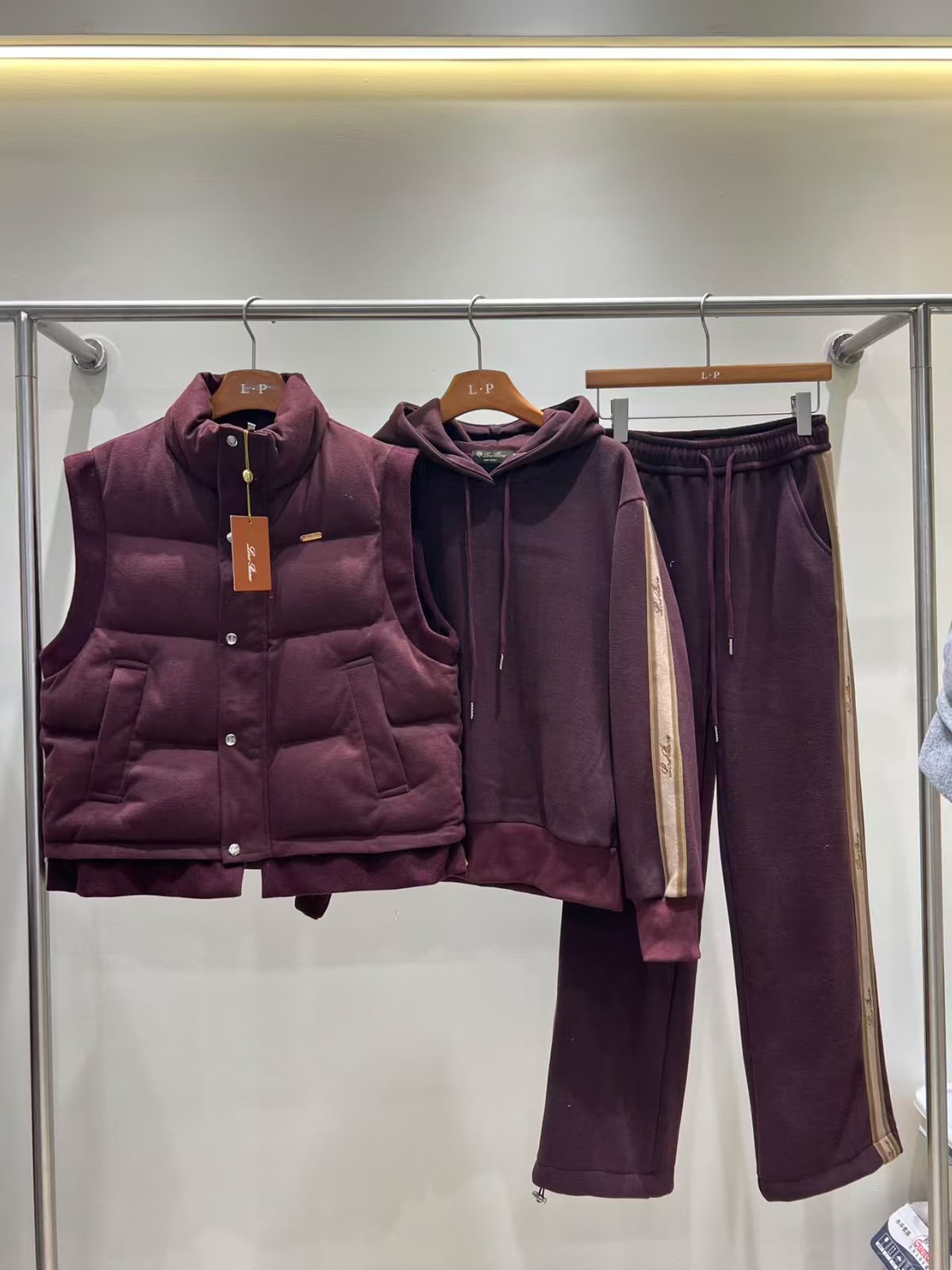 Loro piana tracksuit with vest