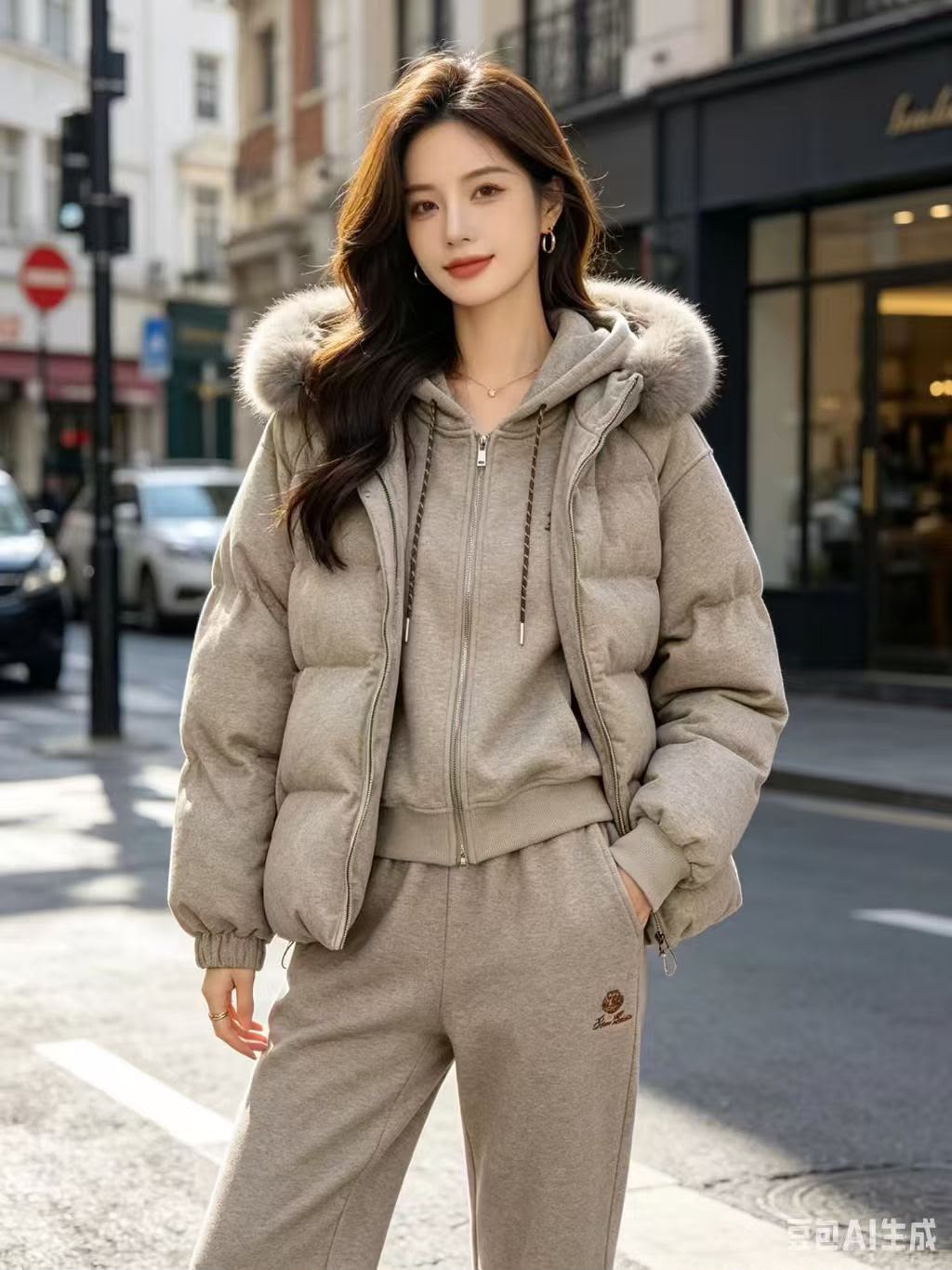 Loro piana tracksuit with jacket