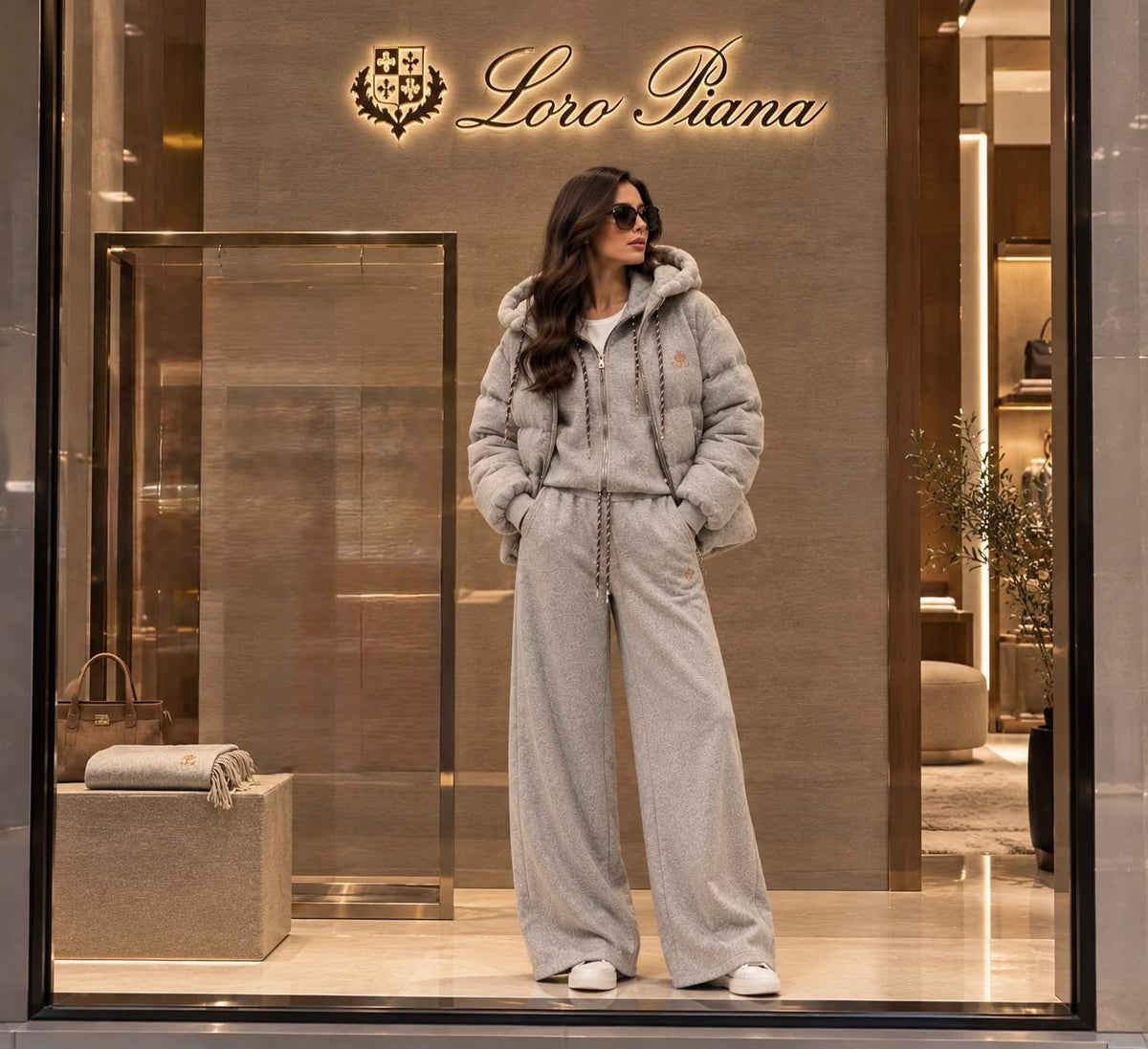 Loro piana tracksuit with jacket