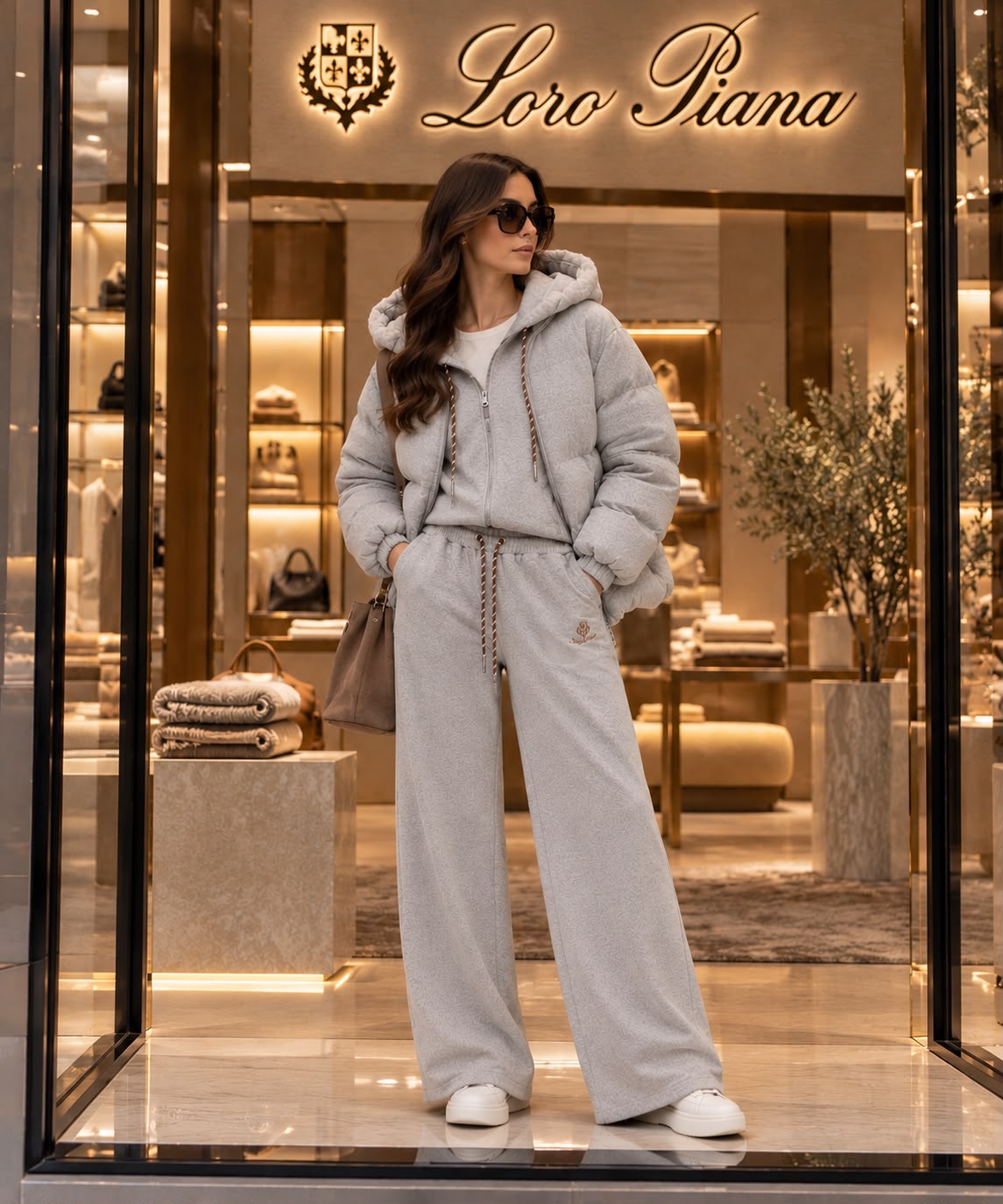 Loro piana tracksuit with jacket