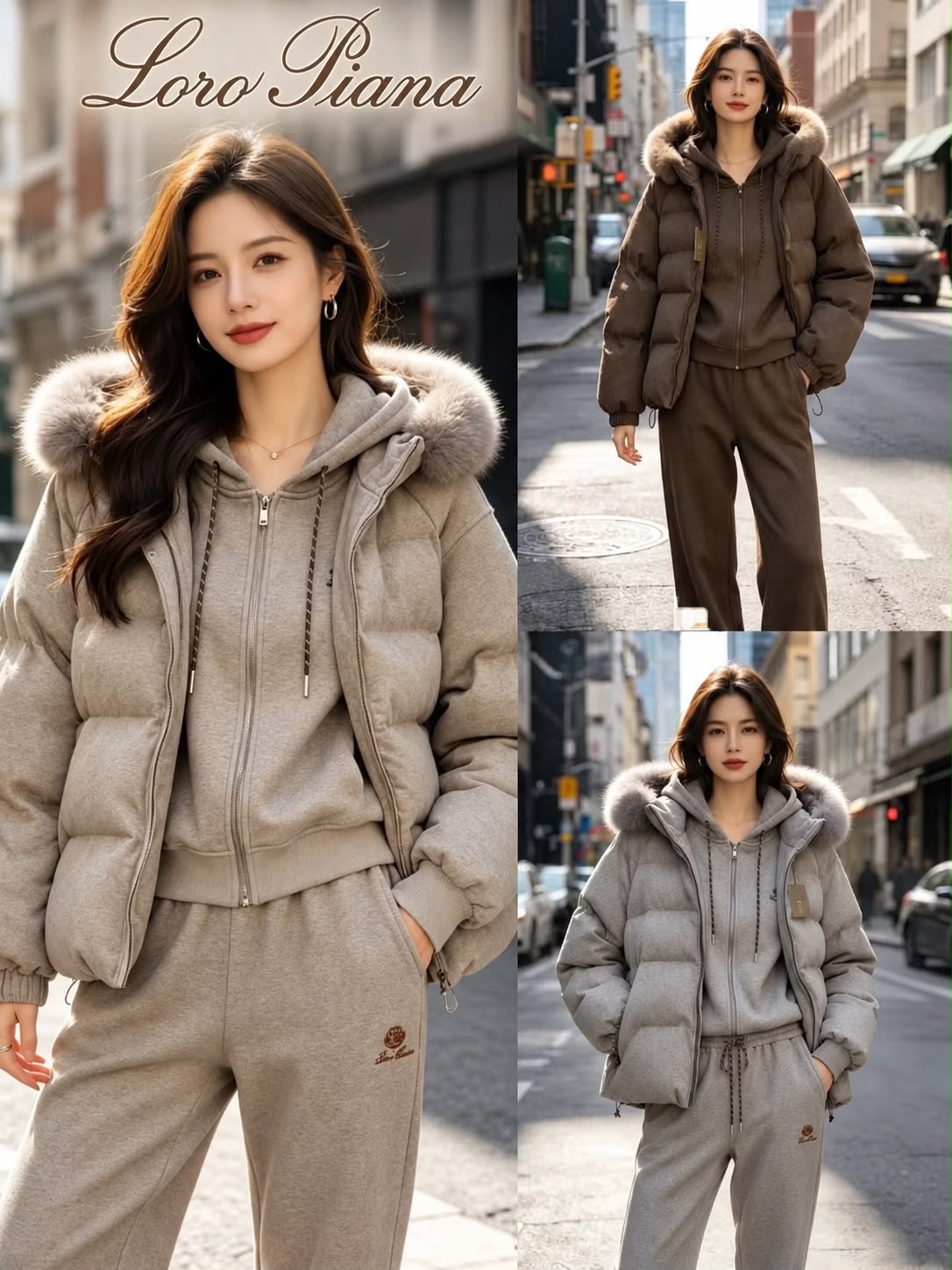 Loro piana tracksuit with jacket