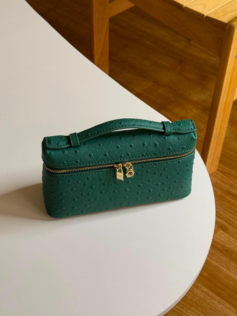 Loro piana bag ostrich leather