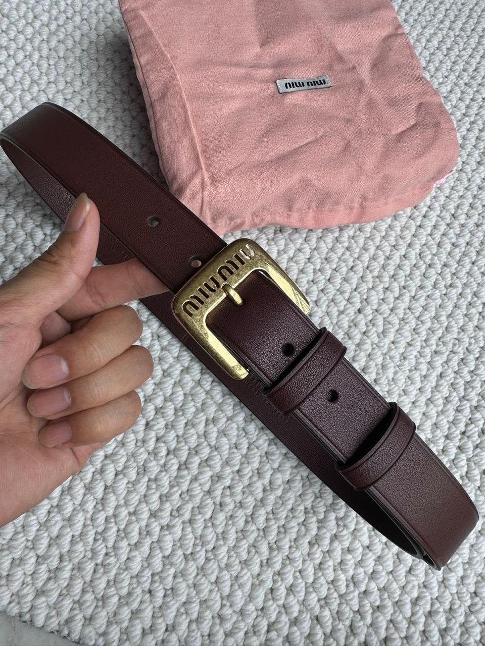 Miu miu belt