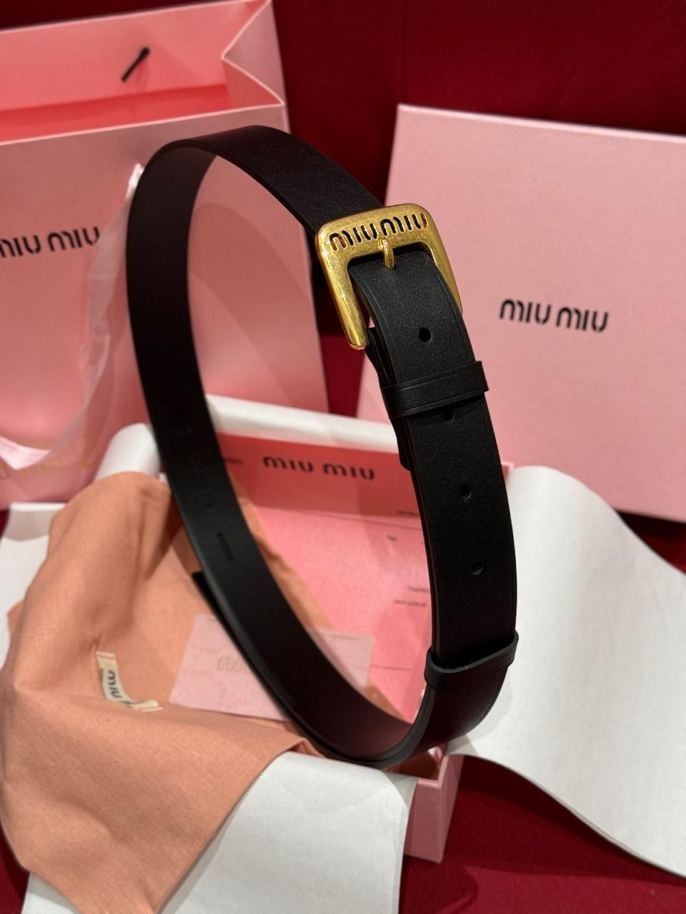 Miu miu belt
