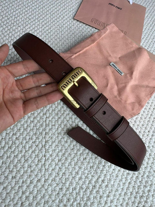 Miu miu belt