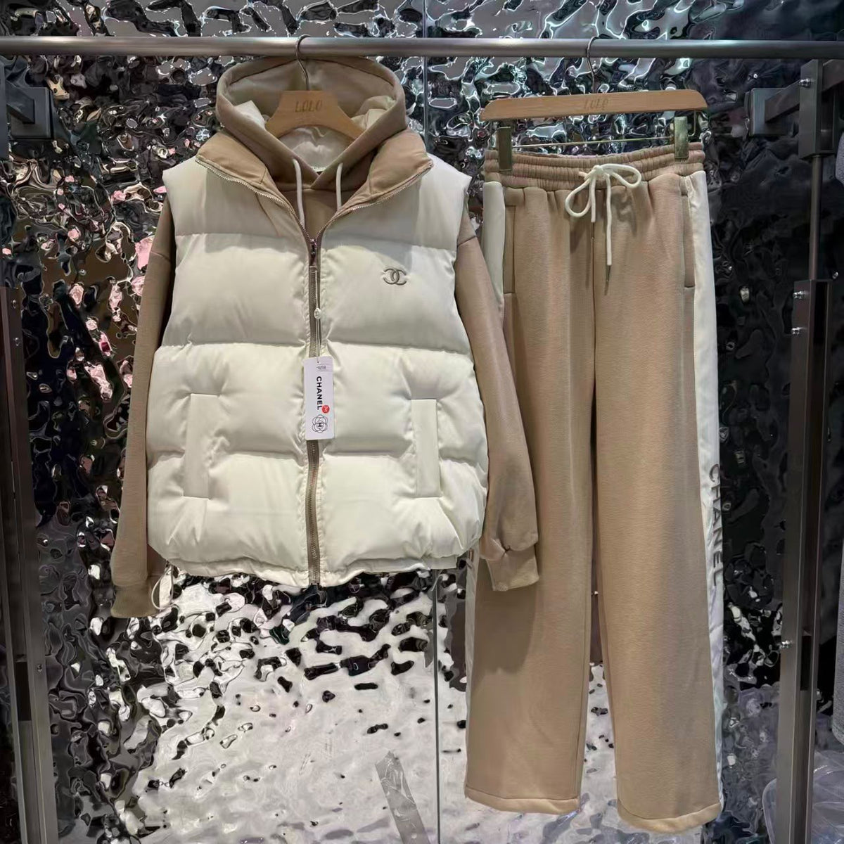 Chanel tracksuit with vest - double sided