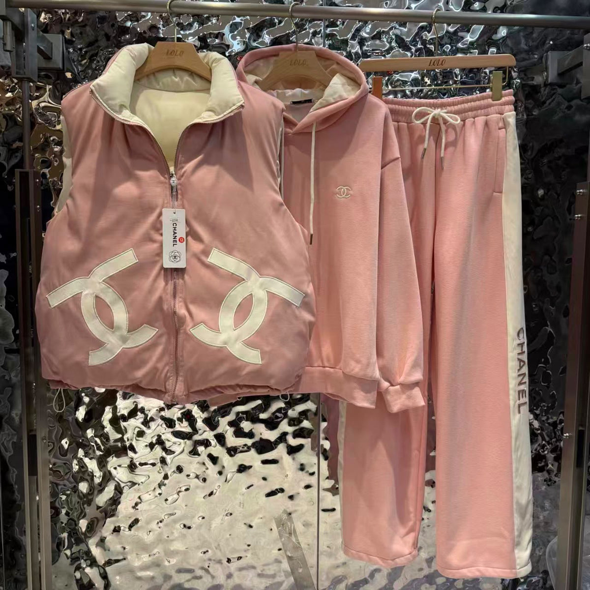 Chanel tracksuit with vest - double sided