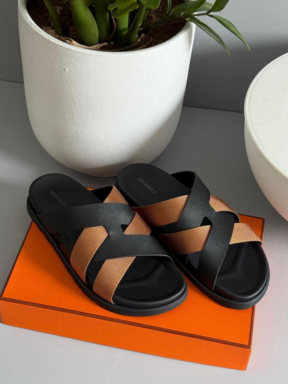Hermes slipper -men