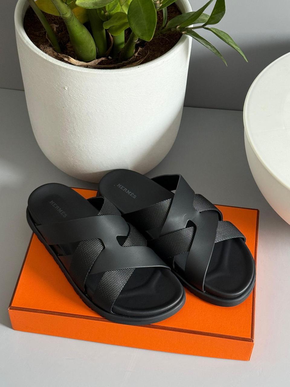 Hermes slipper -men