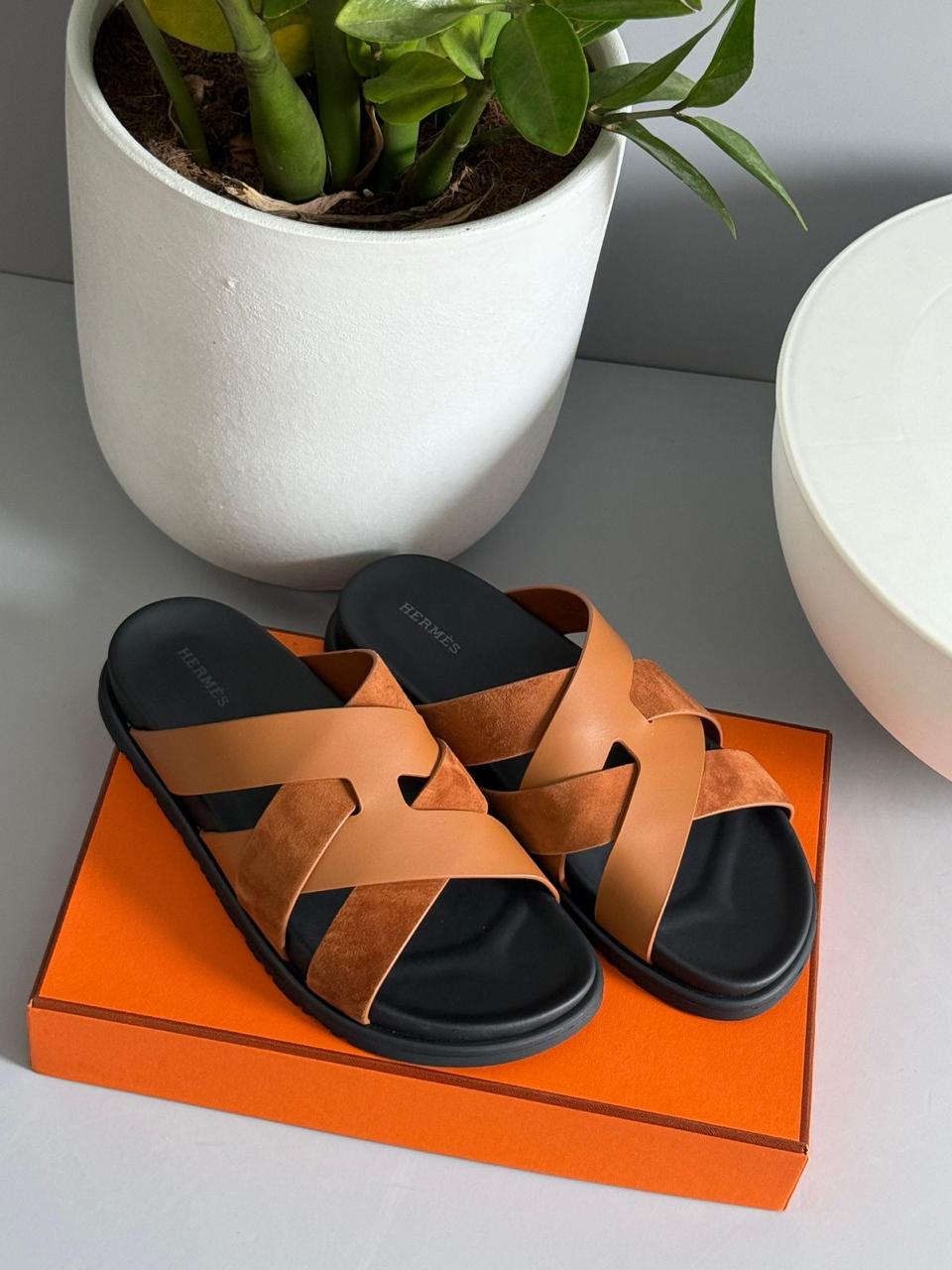 Hermes slipper -men