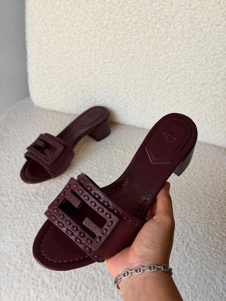 Fendi sandals heels