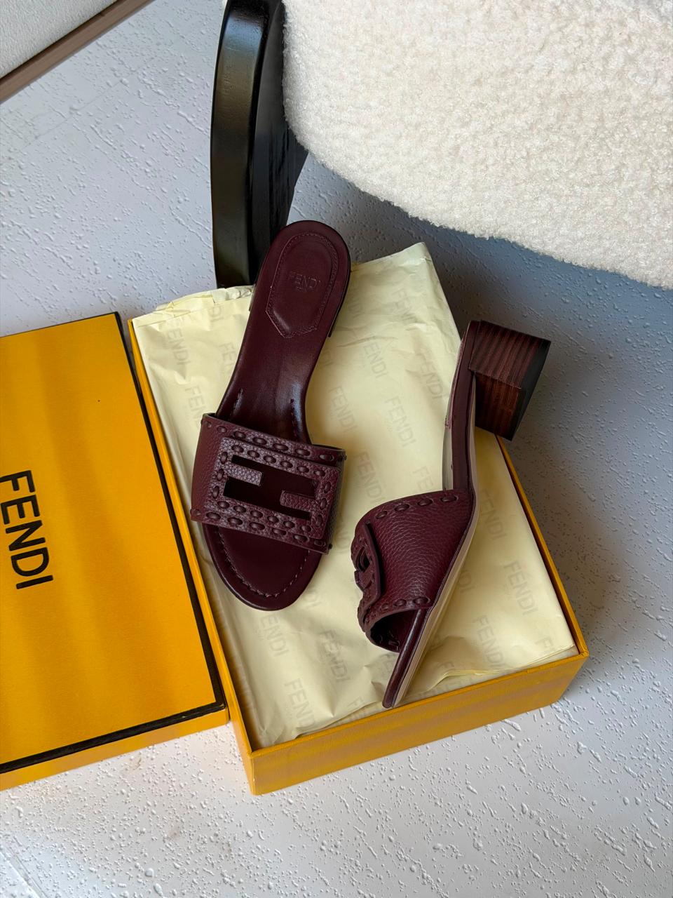 Fendi sandals heels