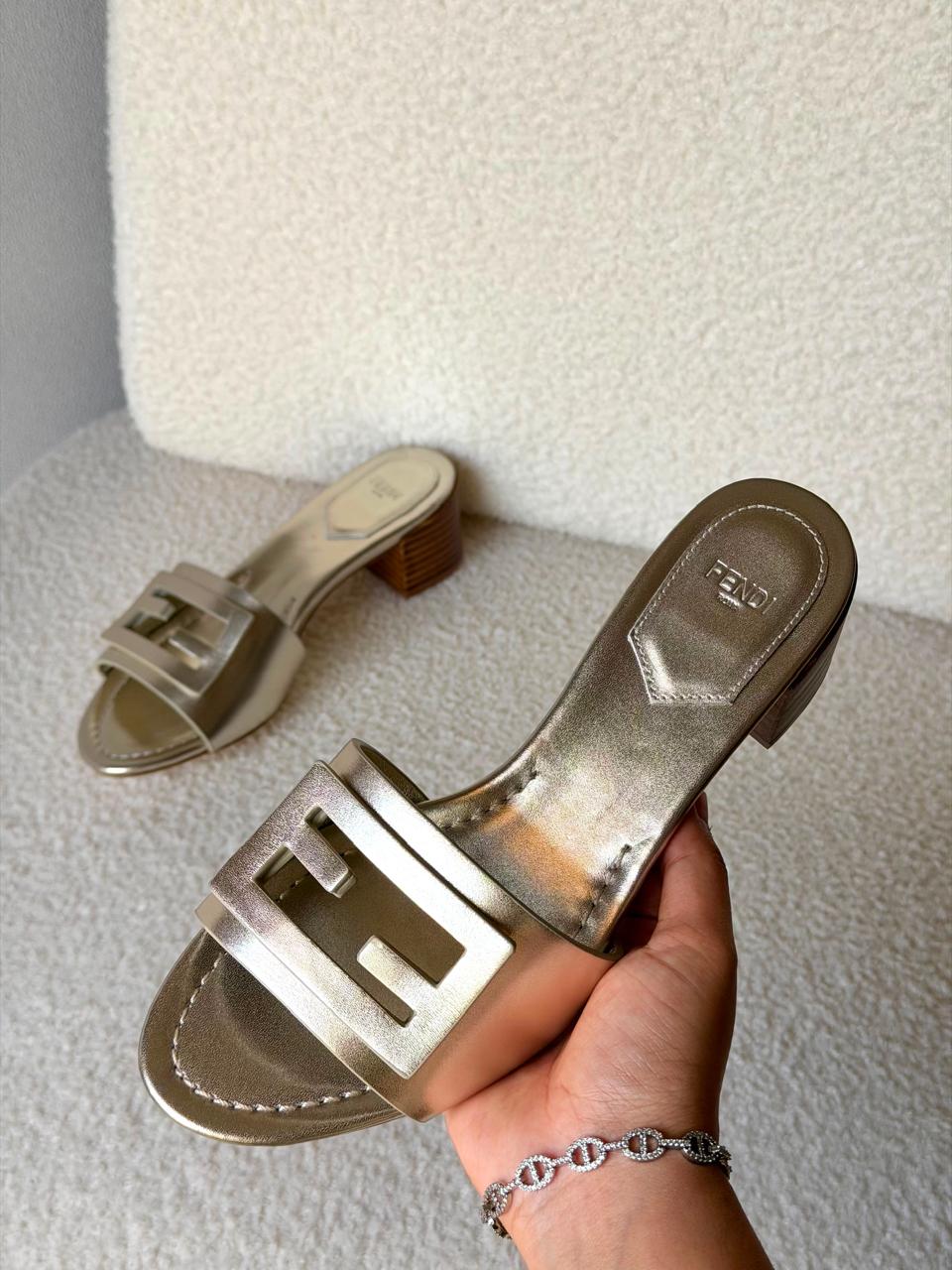 Fendi sandals heels