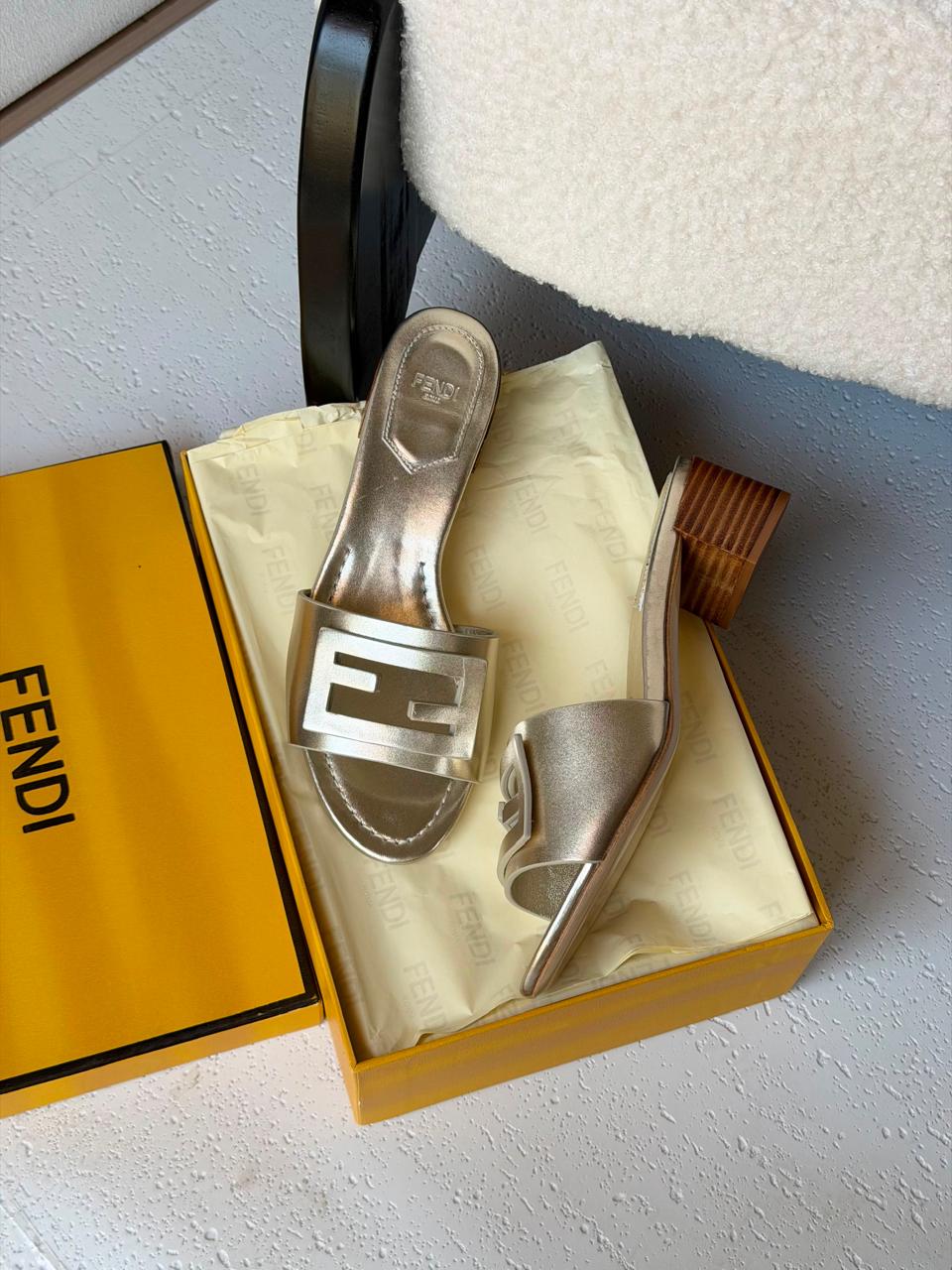 Fendi sandals heels