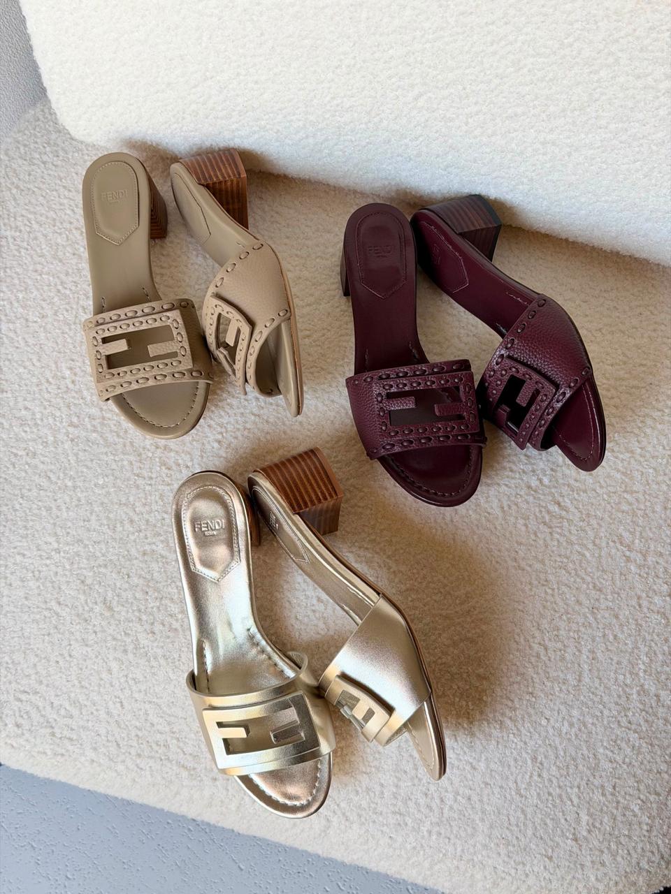 Fendi sandals heels