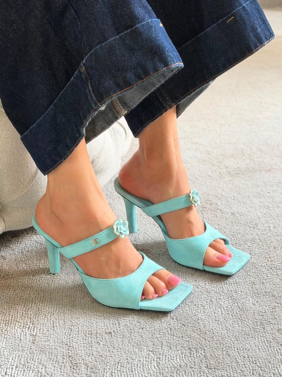 Chanel sandals heels