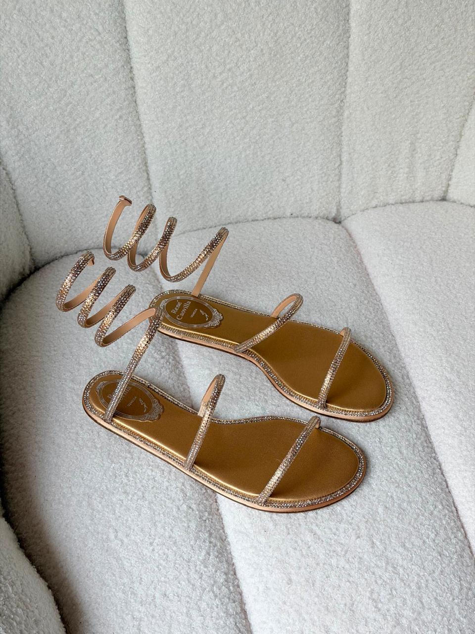 Rene caovilla slippers