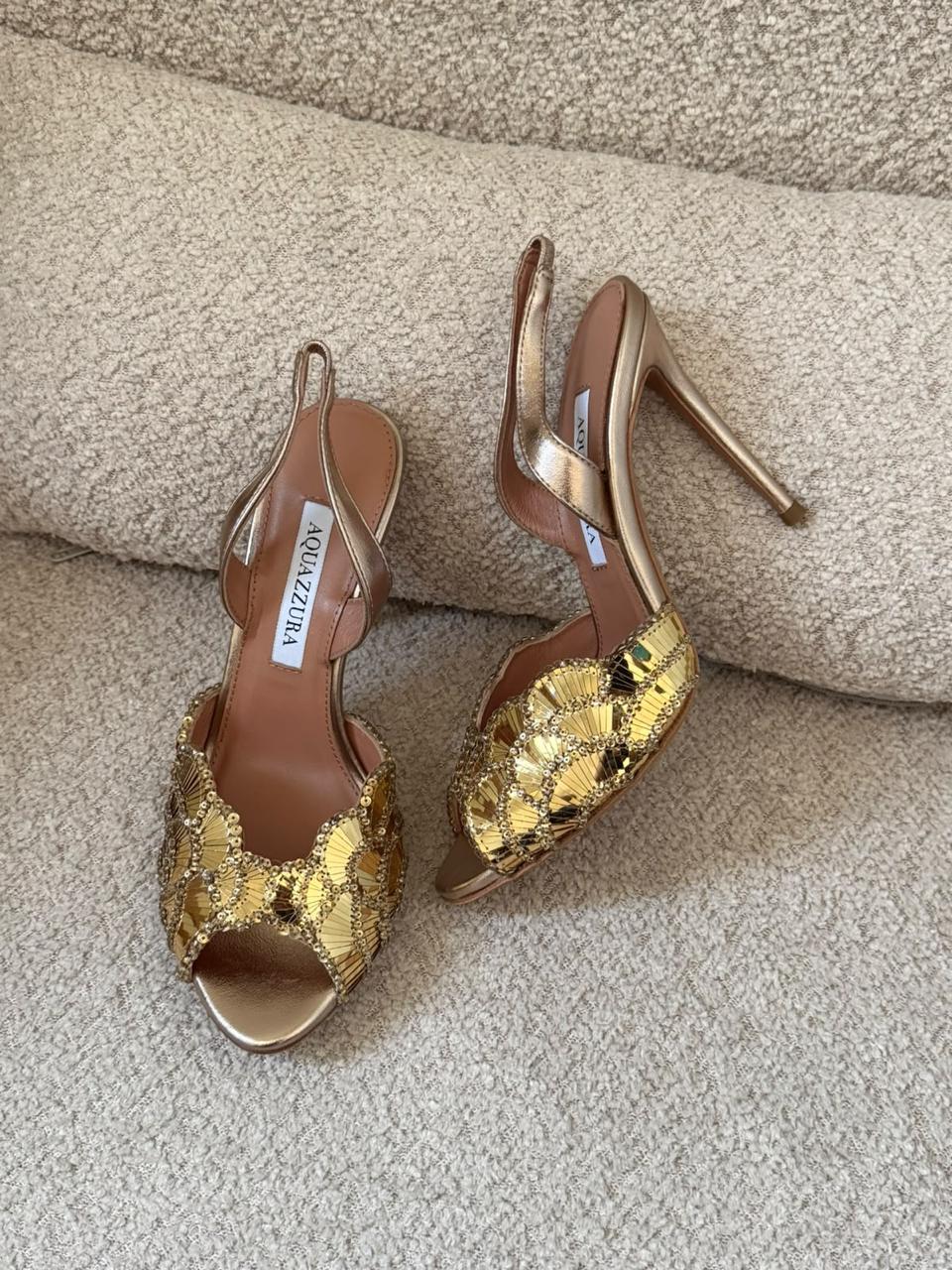 Aquazurra sandals heels