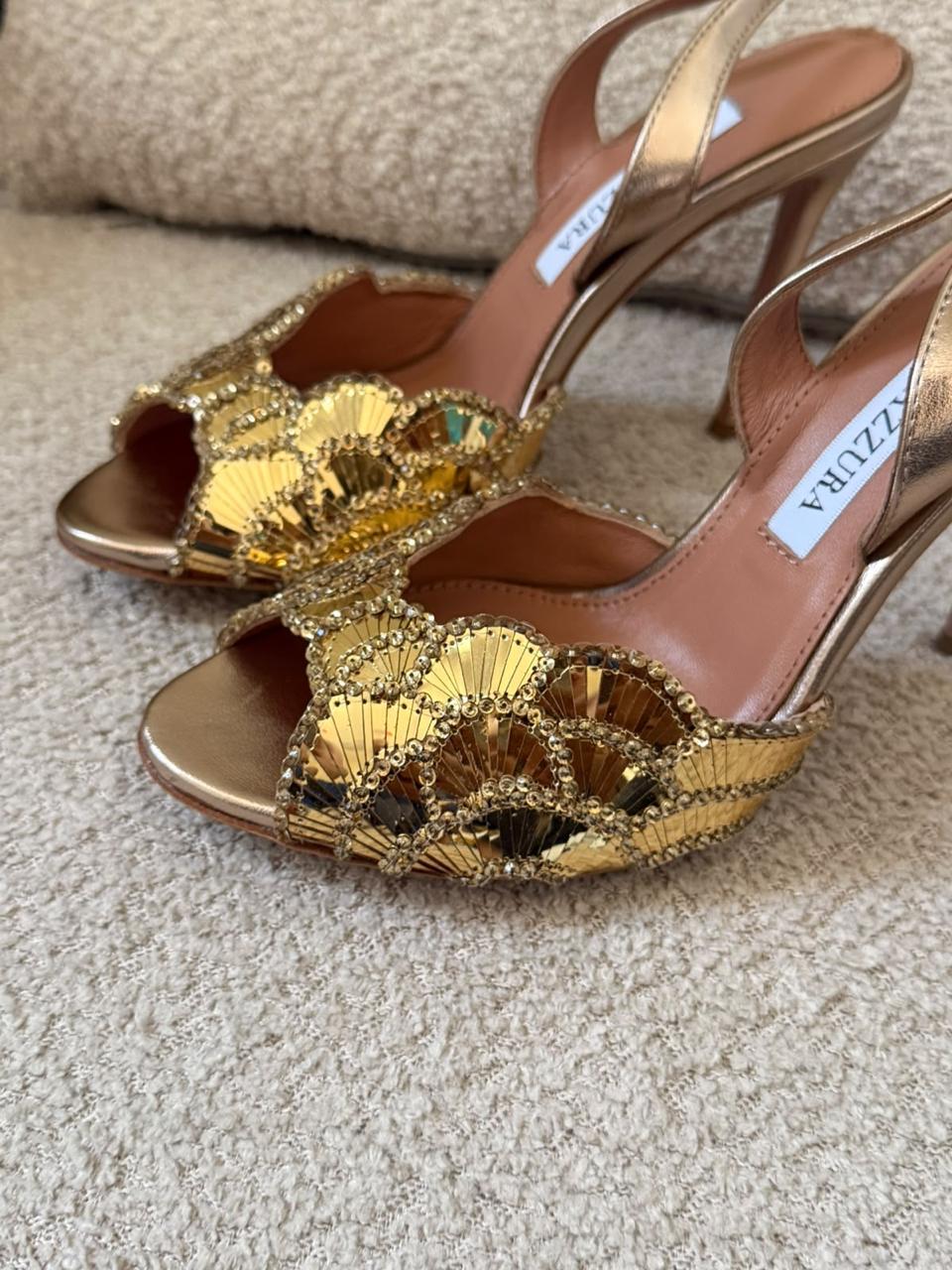 Aquazurra sandals heels