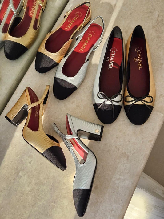 Chanel heels & chanel ballerina